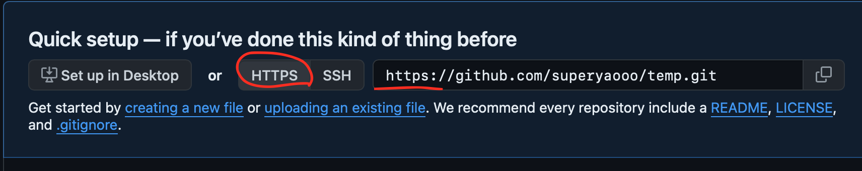 HTTPS option